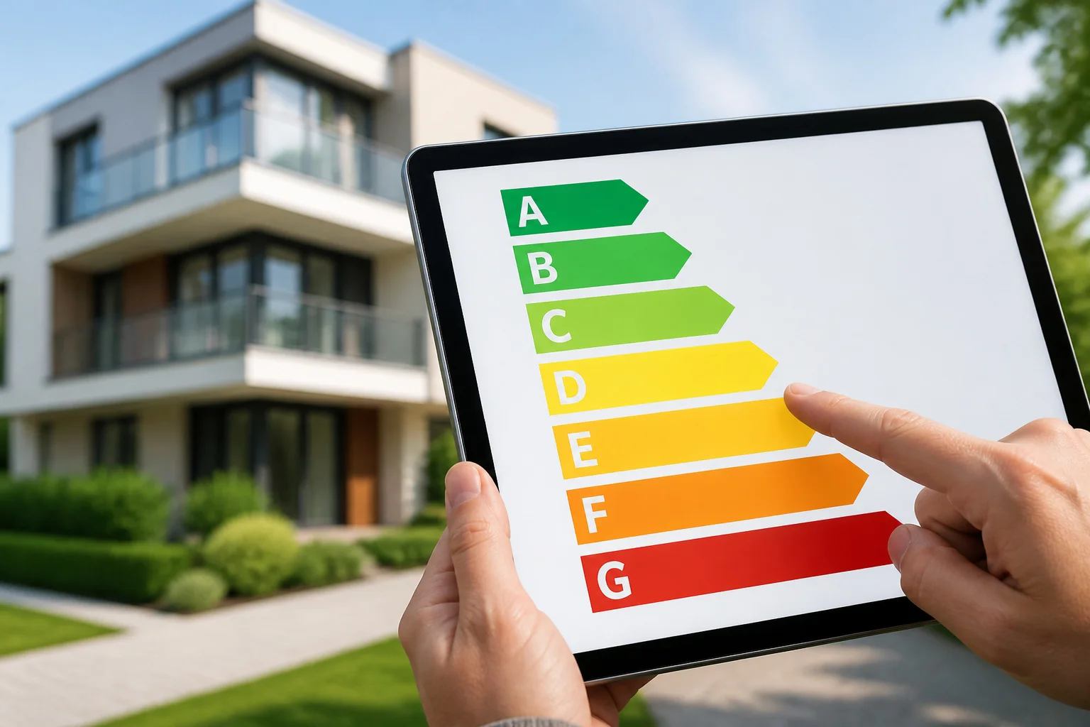 Evaluation energetique dune maison sur tablette
