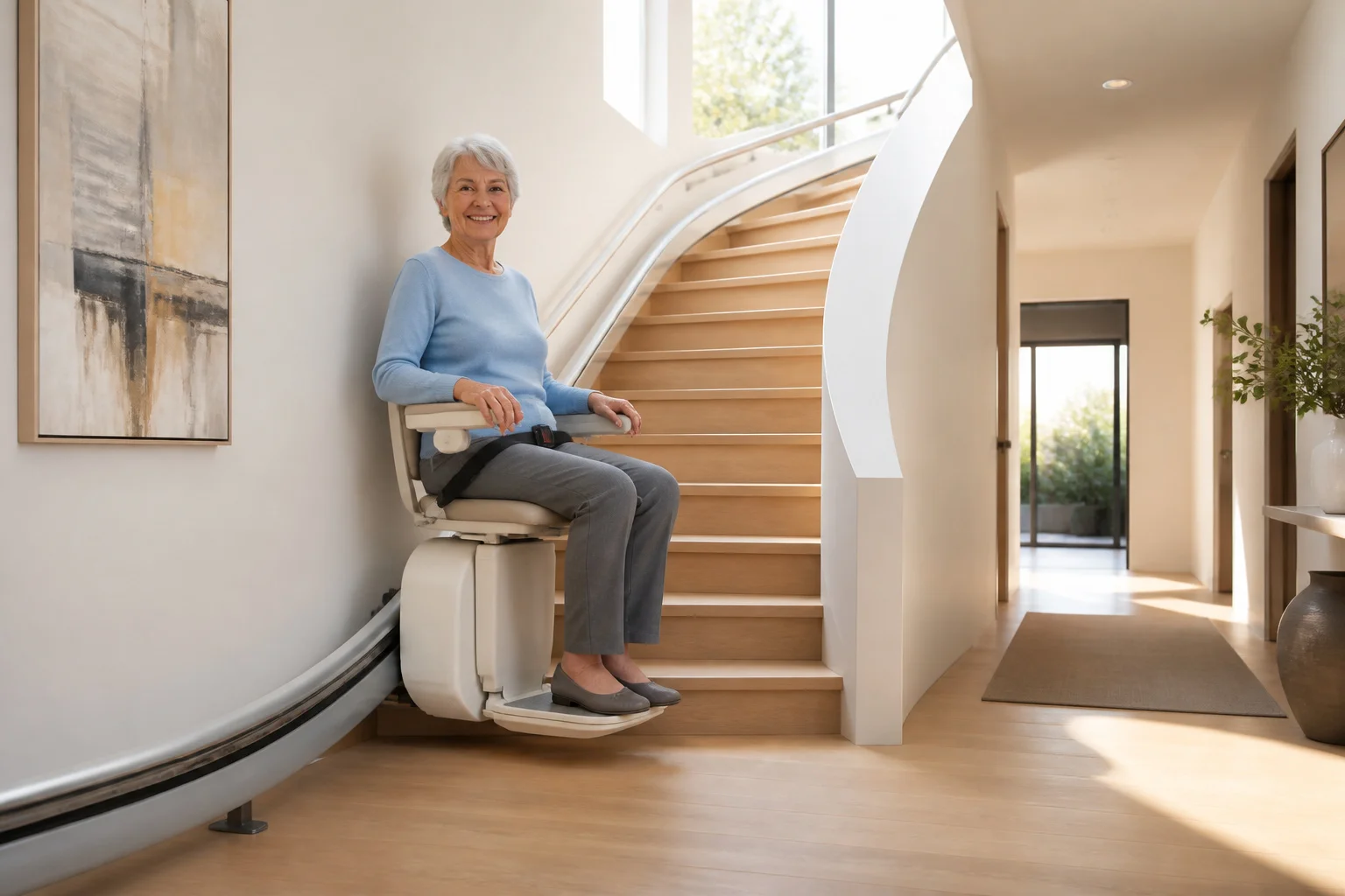 Elevateur descalier moderne et confortable